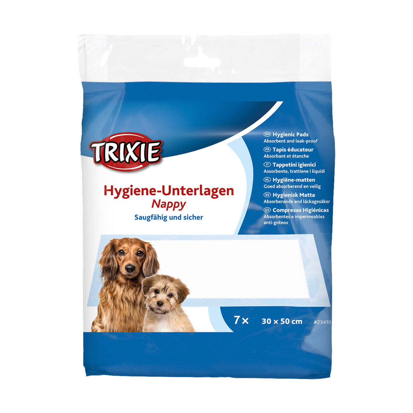 Пелюшки для собак Trixie, 30*50 см, 7 шт